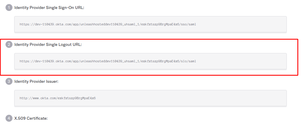 SAML 2.0 Okta sing-out url